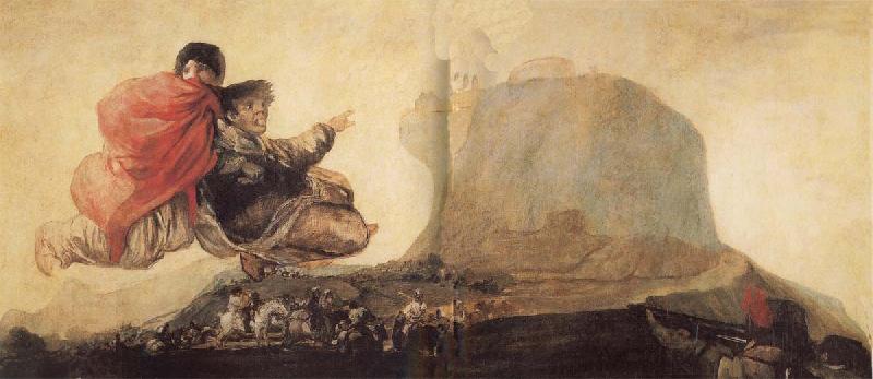 Francisco Goya Fantastic Vision or Asmodea